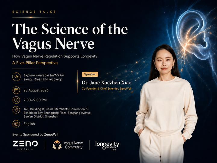ZenoWell Joins Longevity Shenzhen to Explore the Science of the Vagus Nerve and Future Wellness