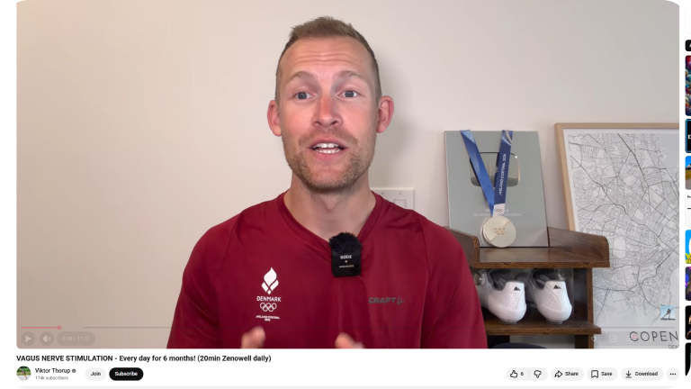 Athlete discussing recovery